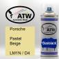 Preview: Porsche, Pastel Beige, LM1N / D4: 400ml Sprühdose, von ATW Autoteile West.